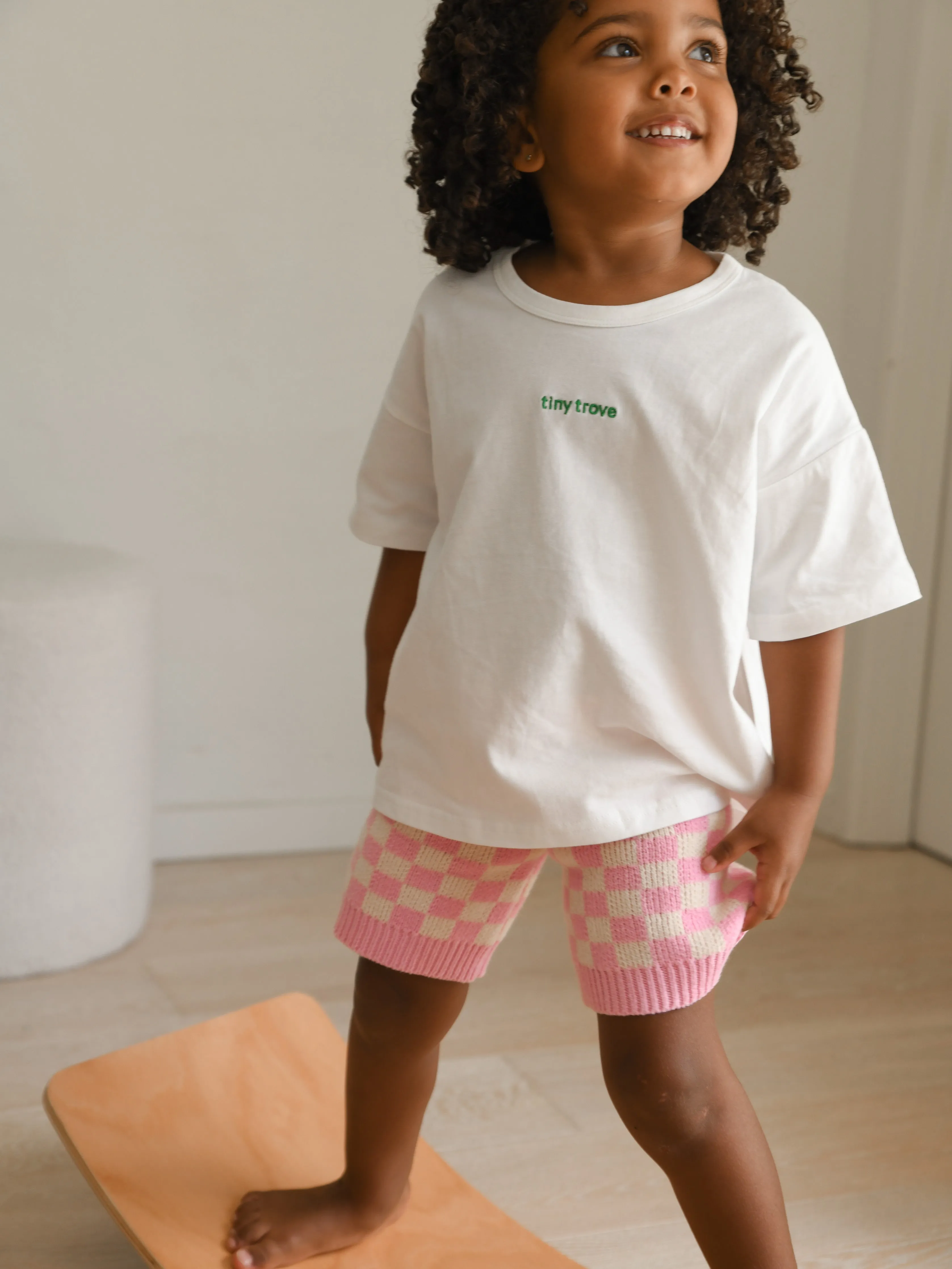 Ambrose Logo Embroidered Tee - White/Emerald