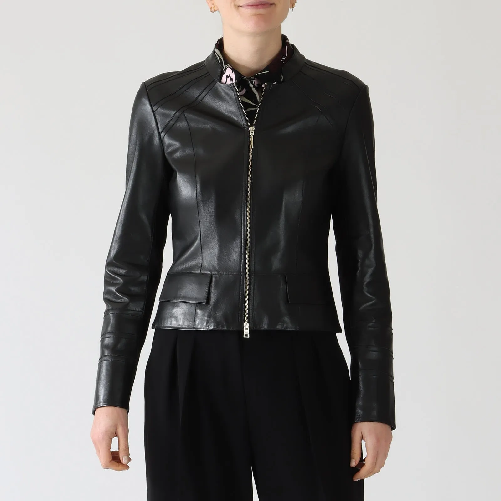 Black Nappa Leather Jacket