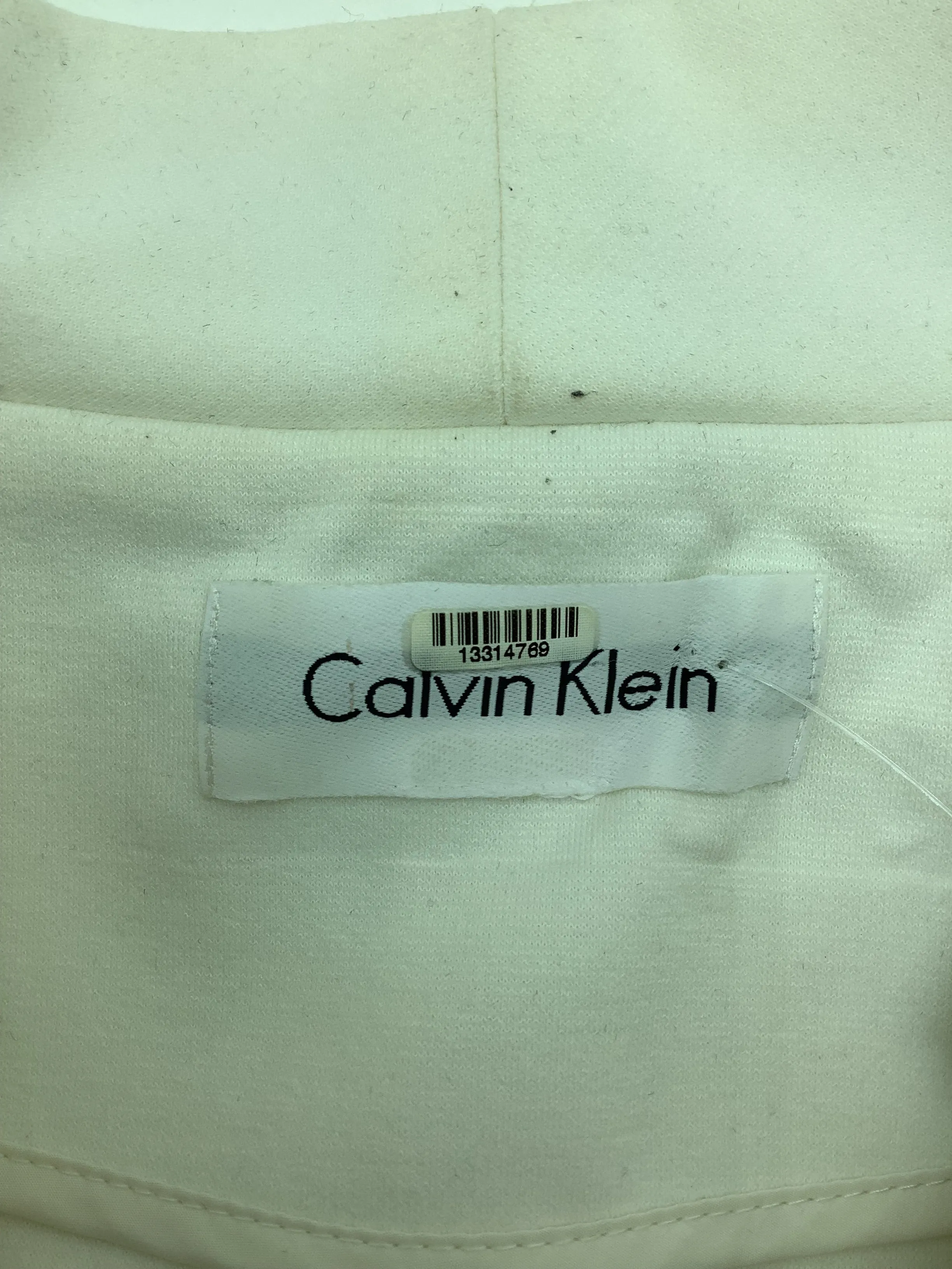 Calvin Klein Jacket Mini Length Black/White Size: XL