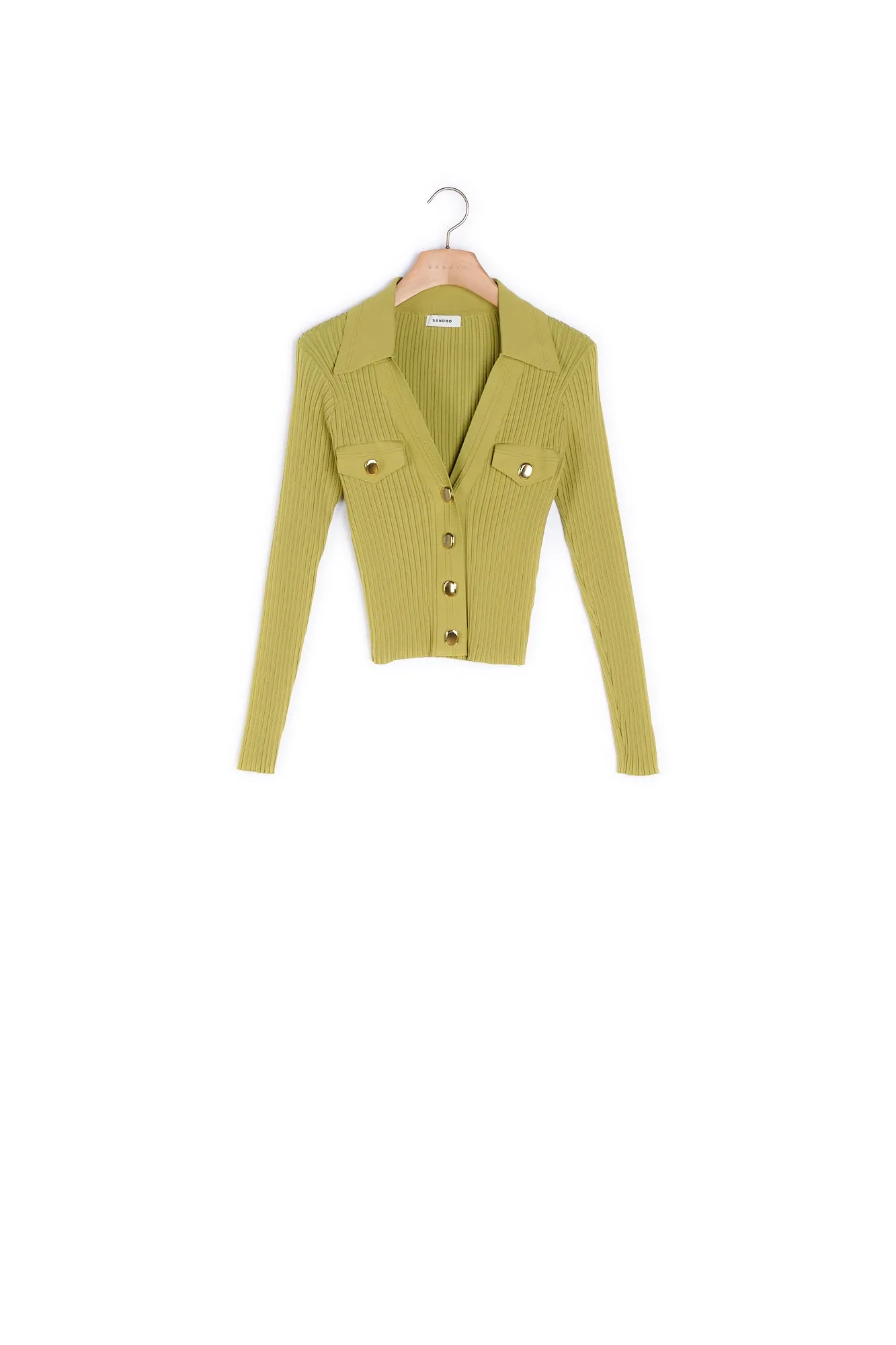 Cardigan à côtes