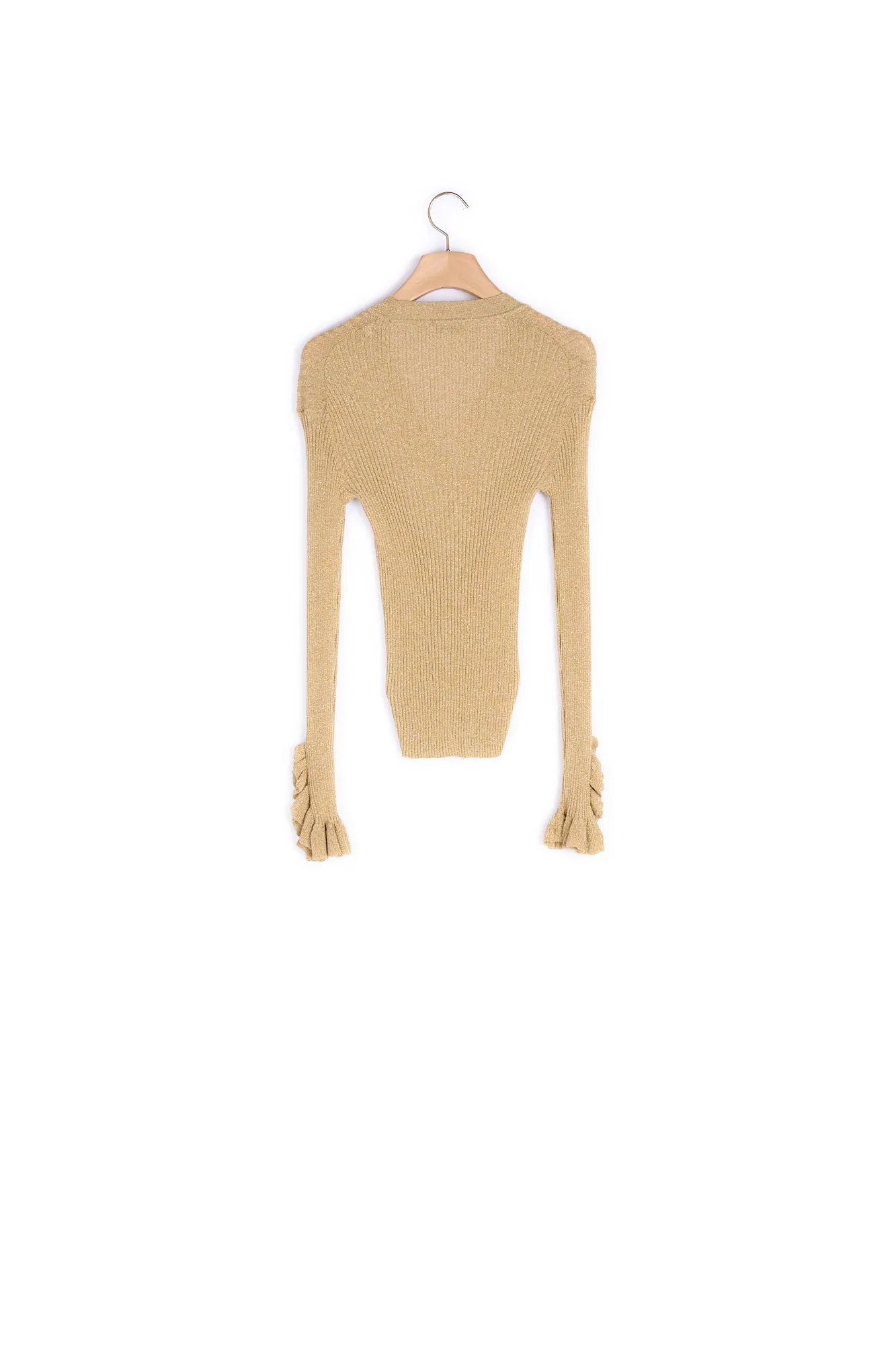 Cardigan en maille lurex