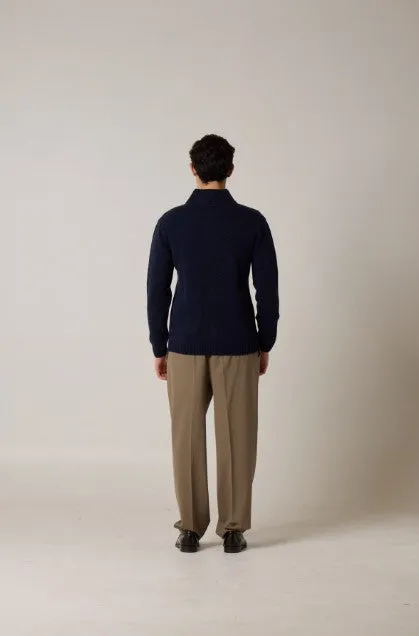 Daniele Fiesoli Yarn Dyed Merino Zipped Jacket