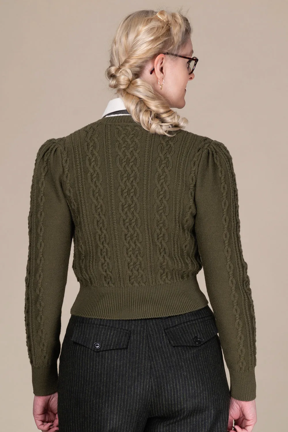 Emmy -The Ice Breaker cardigan forest green