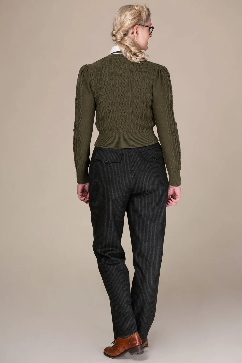 Emmy -The Ice Breaker cardigan forest green