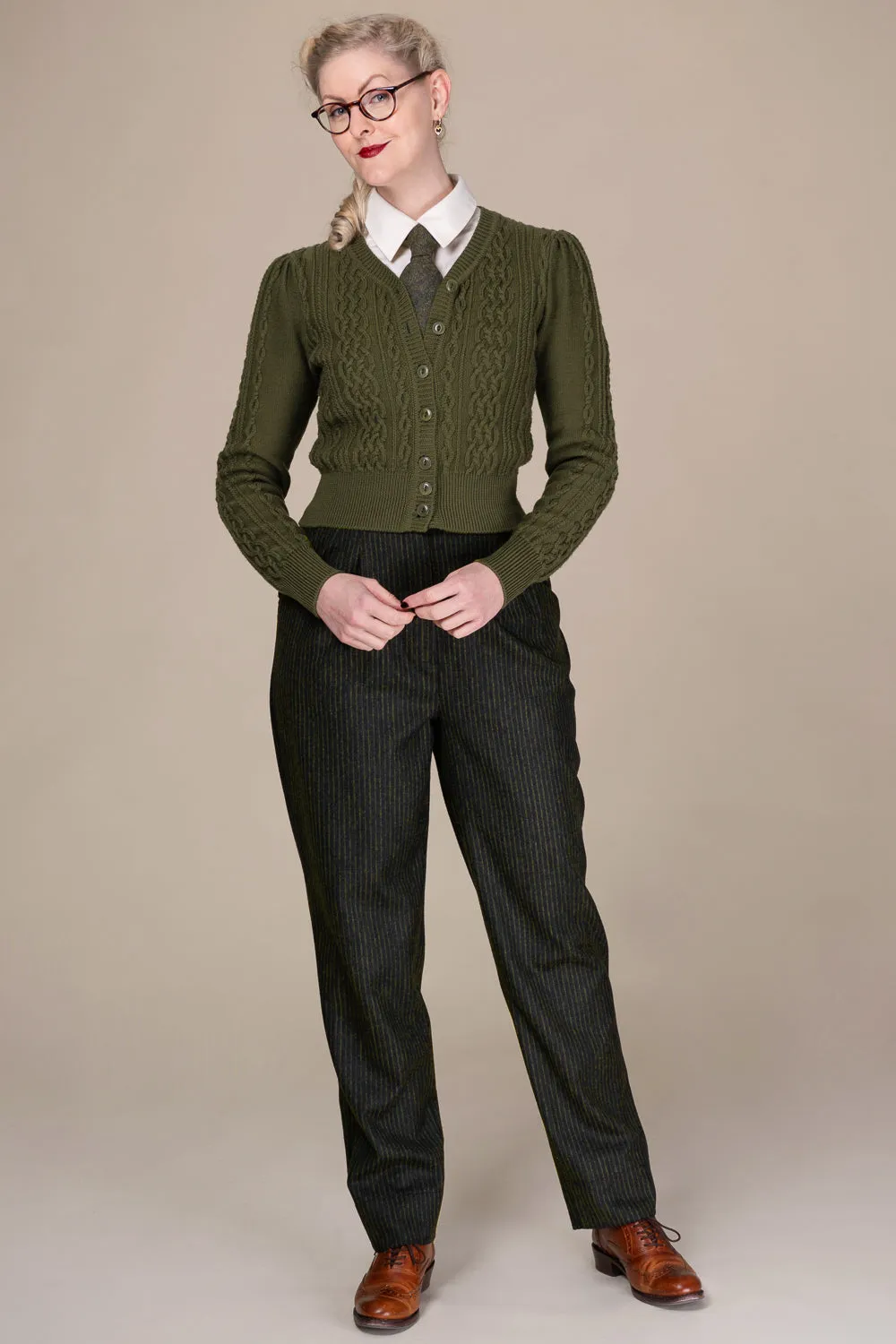 Emmy -The Ice Breaker cardigan forest green
