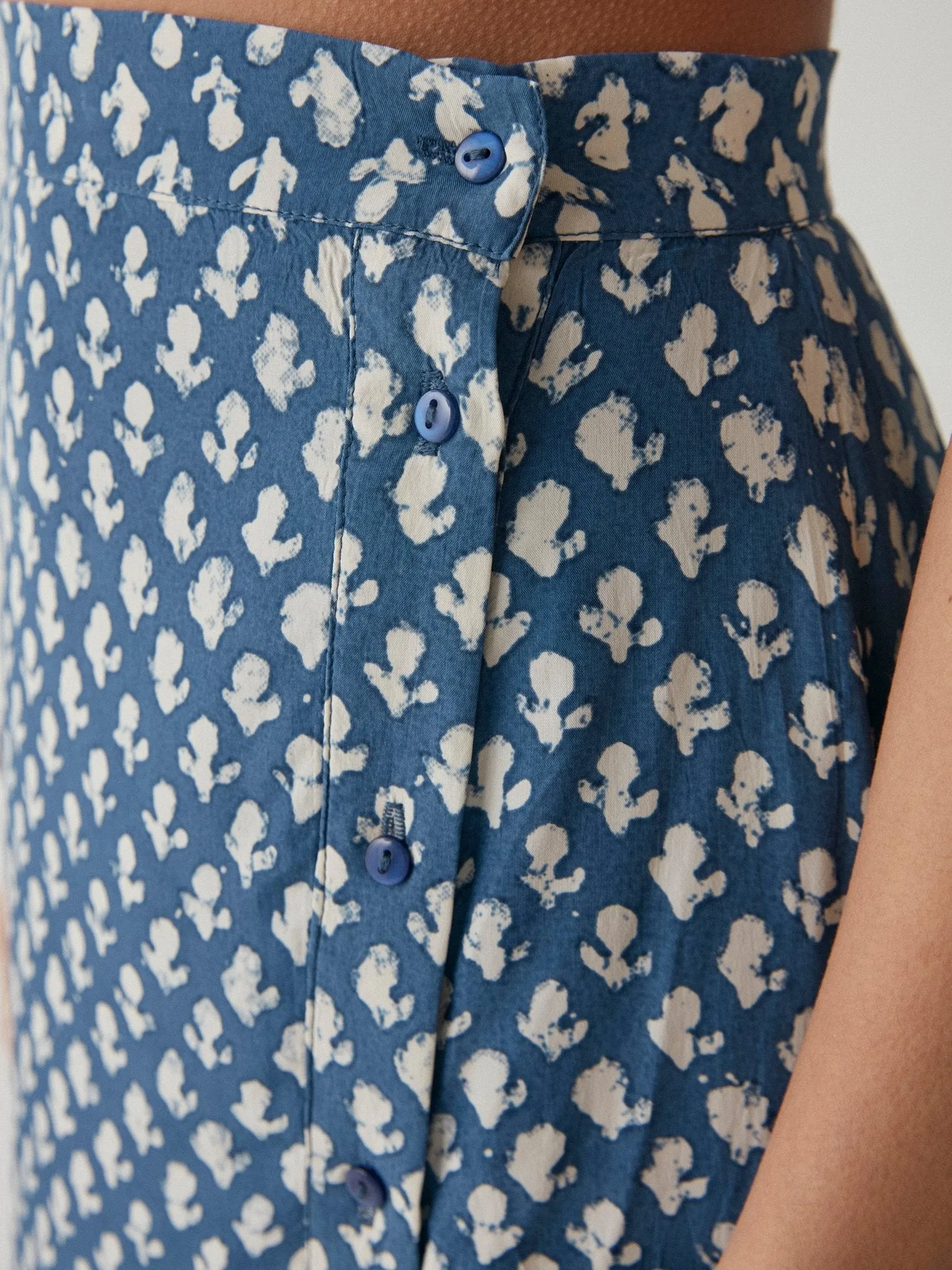 Fabia Skirt - Blue Simone