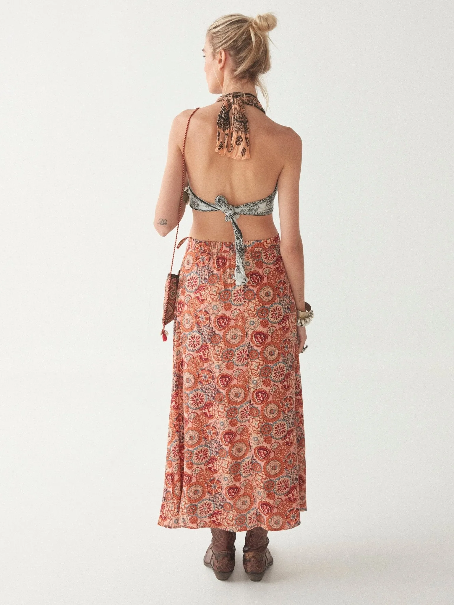 Fabia Skirt - Kaleidoscope Petunia