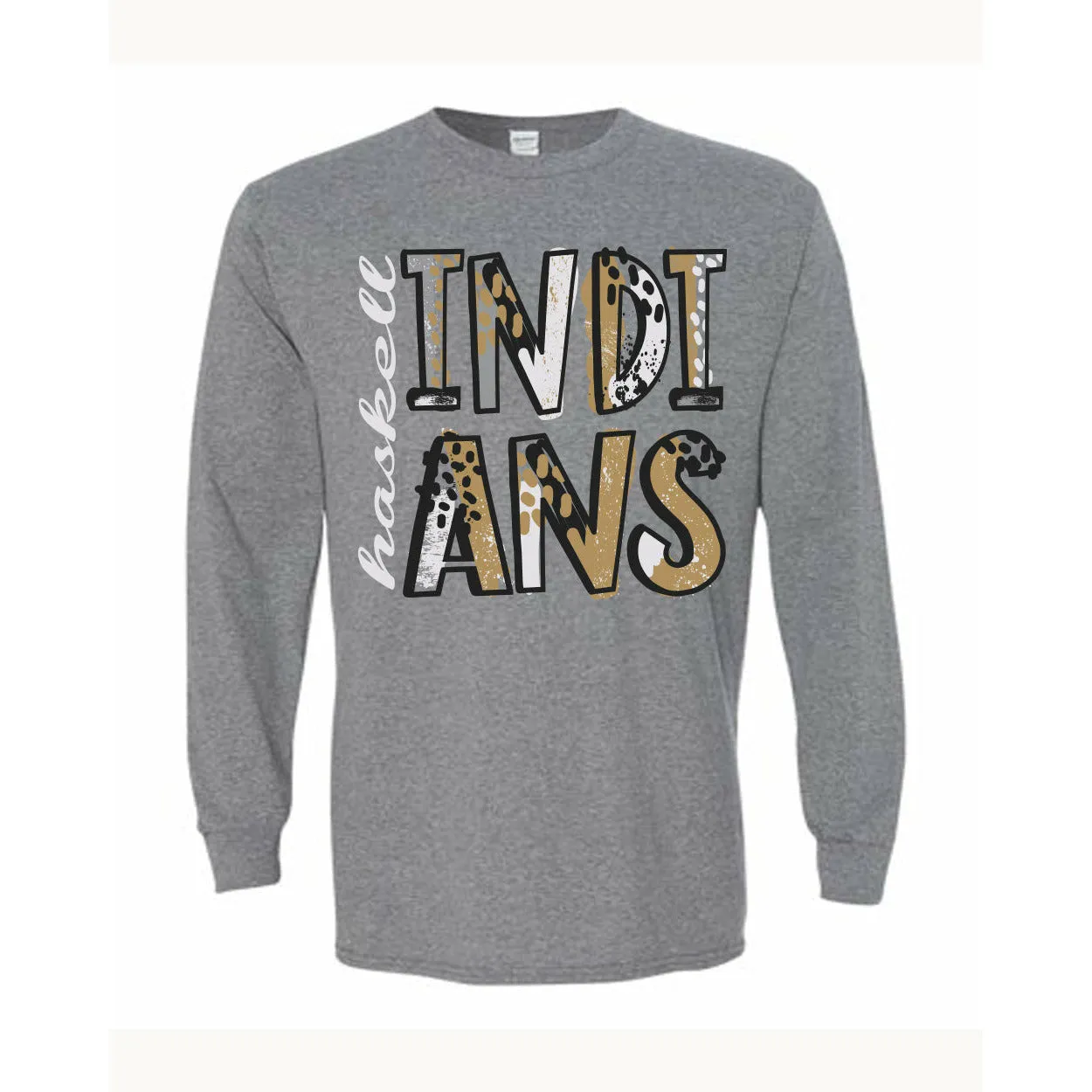Haskell Indians - Splatter Long Sleeve T-Shirt