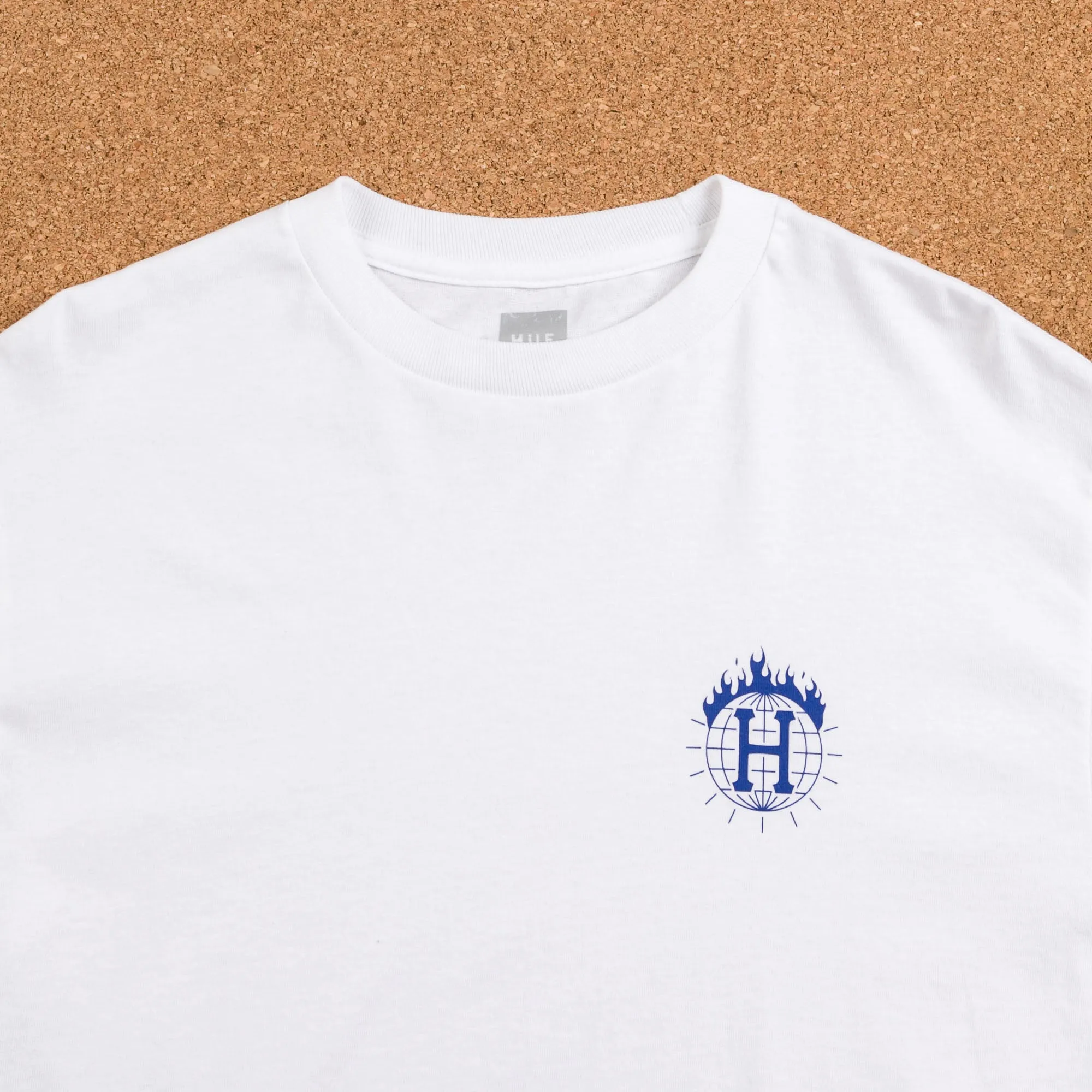 HUF x Thrasher TDS Long Sleeve T-Shirt - White