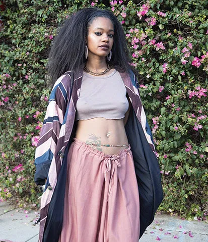 Mauve Mood Oversized Jacket