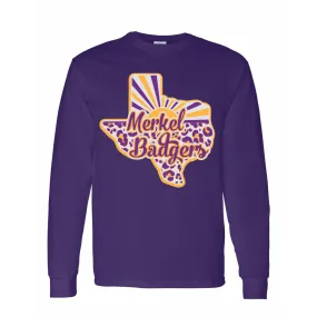 Merkel Badgers - Texas Sunray Long Sleeve T-Shirt