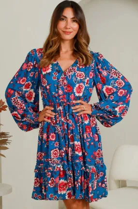 SOPHIE V- NECK MINI DRESS
