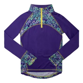 Speckled Inset Active Top
