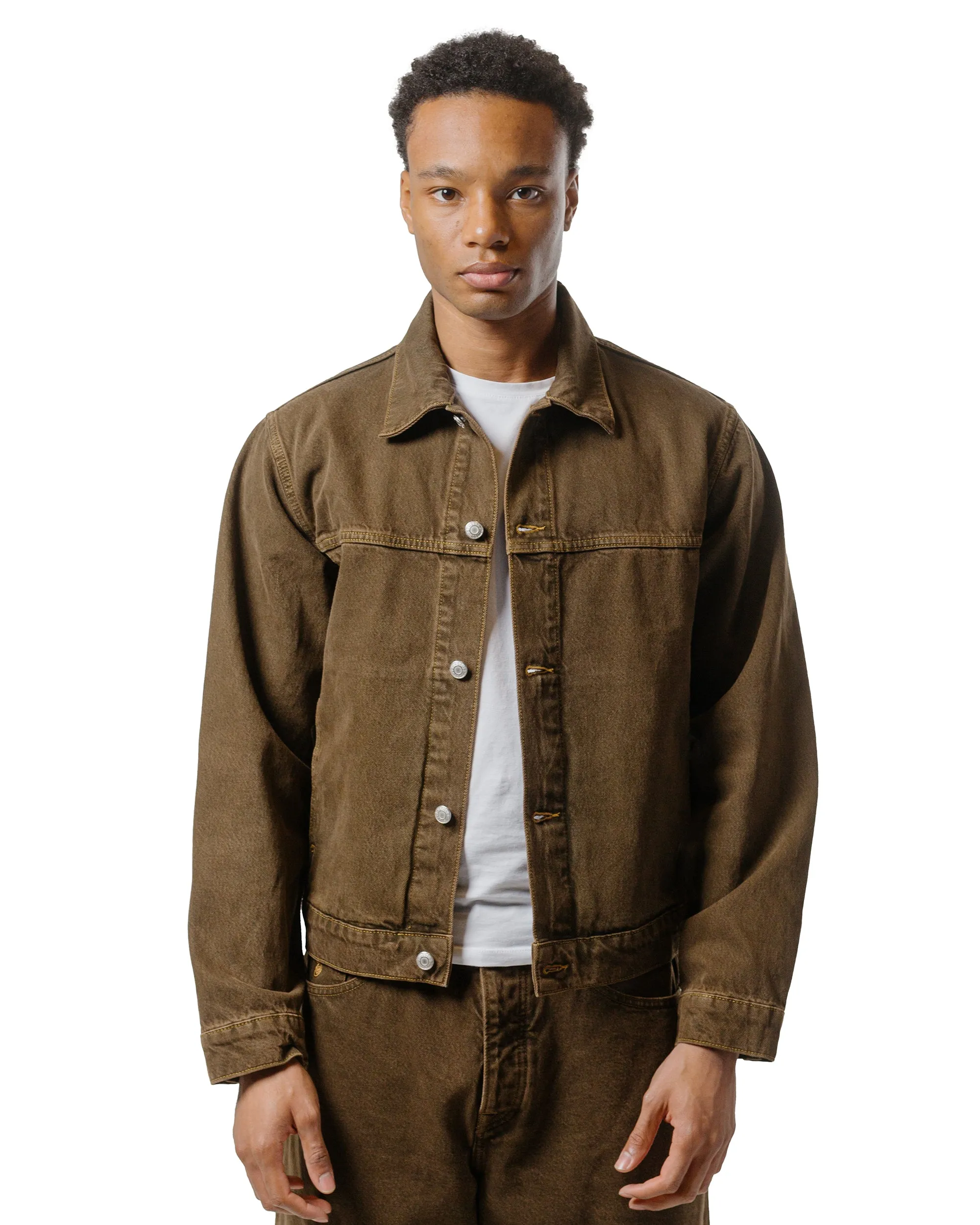 Stüssy Trucker Jacket Denim Mushroom