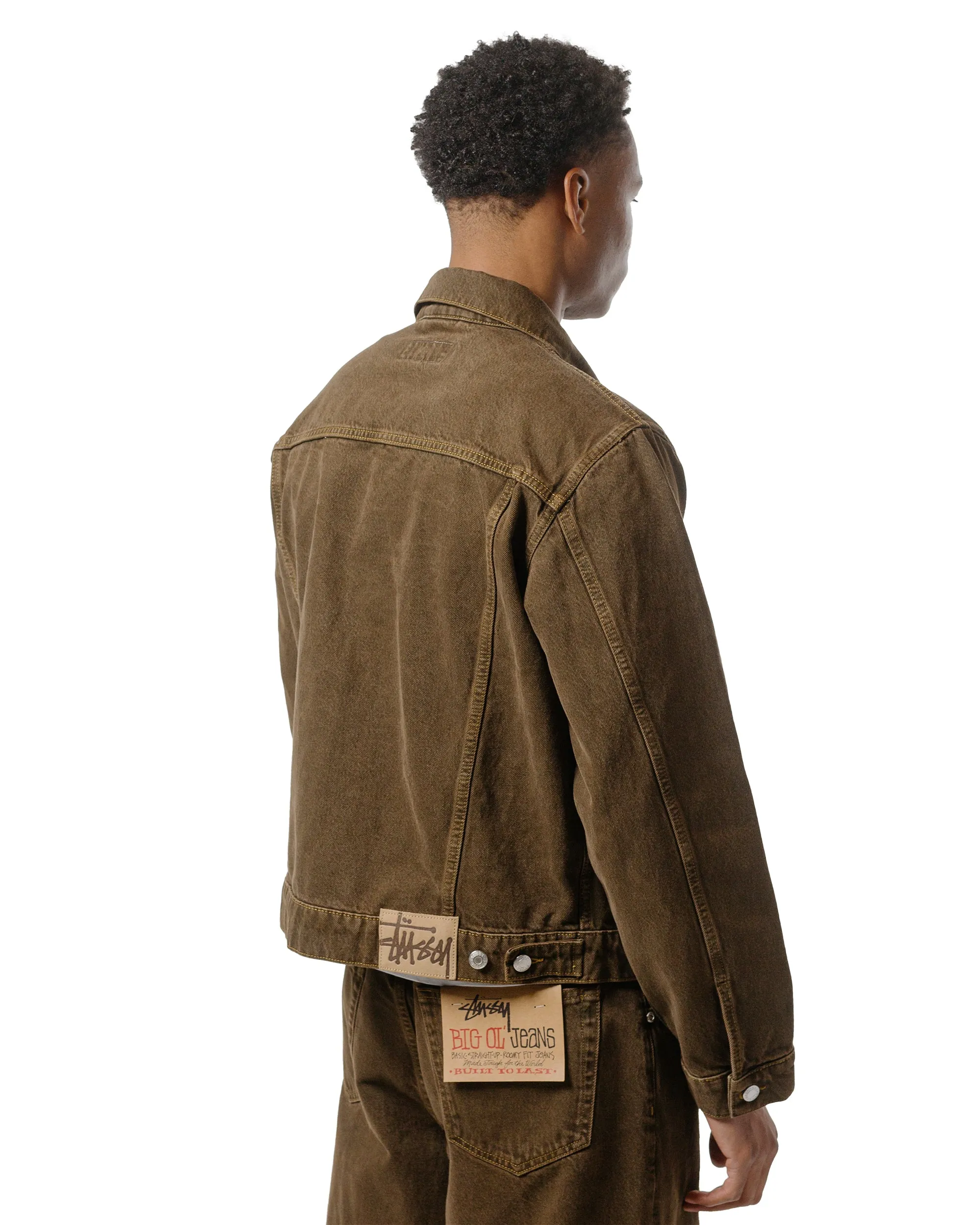 Stüssy Trucker Jacket Denim Mushroom