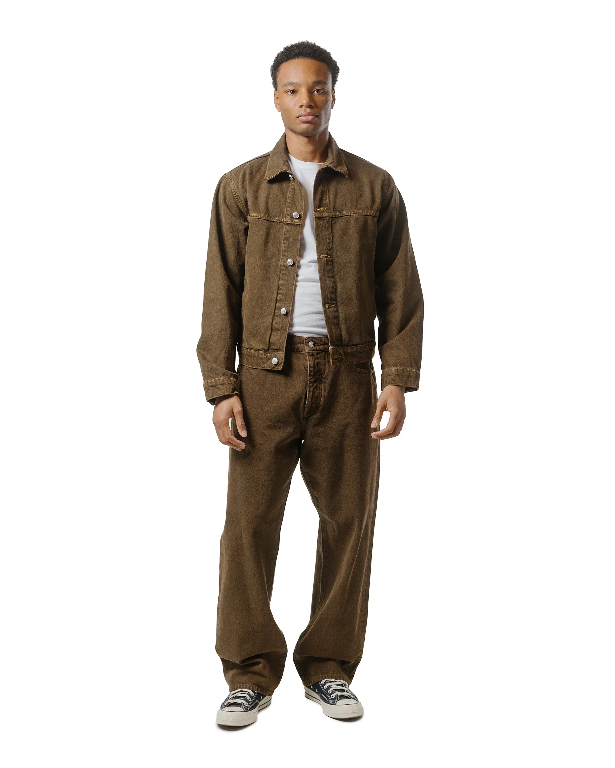 Stüssy Trucker Jacket Denim Mushroom