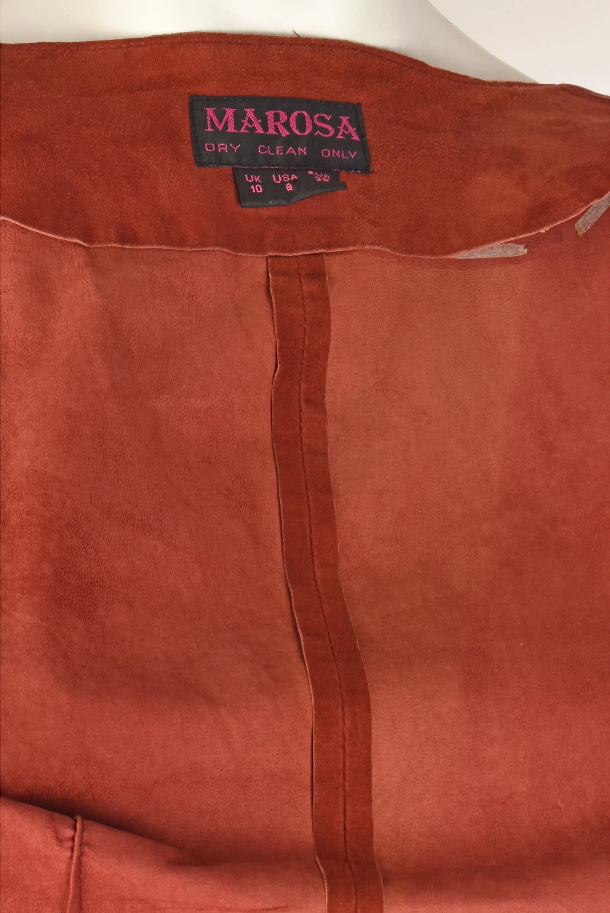 VINTAGE 1970s suede jacket XS