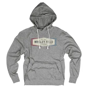 Wrigley Field Friendly Confines Tri-Blend Hooded Long Sleeve T-Shirt