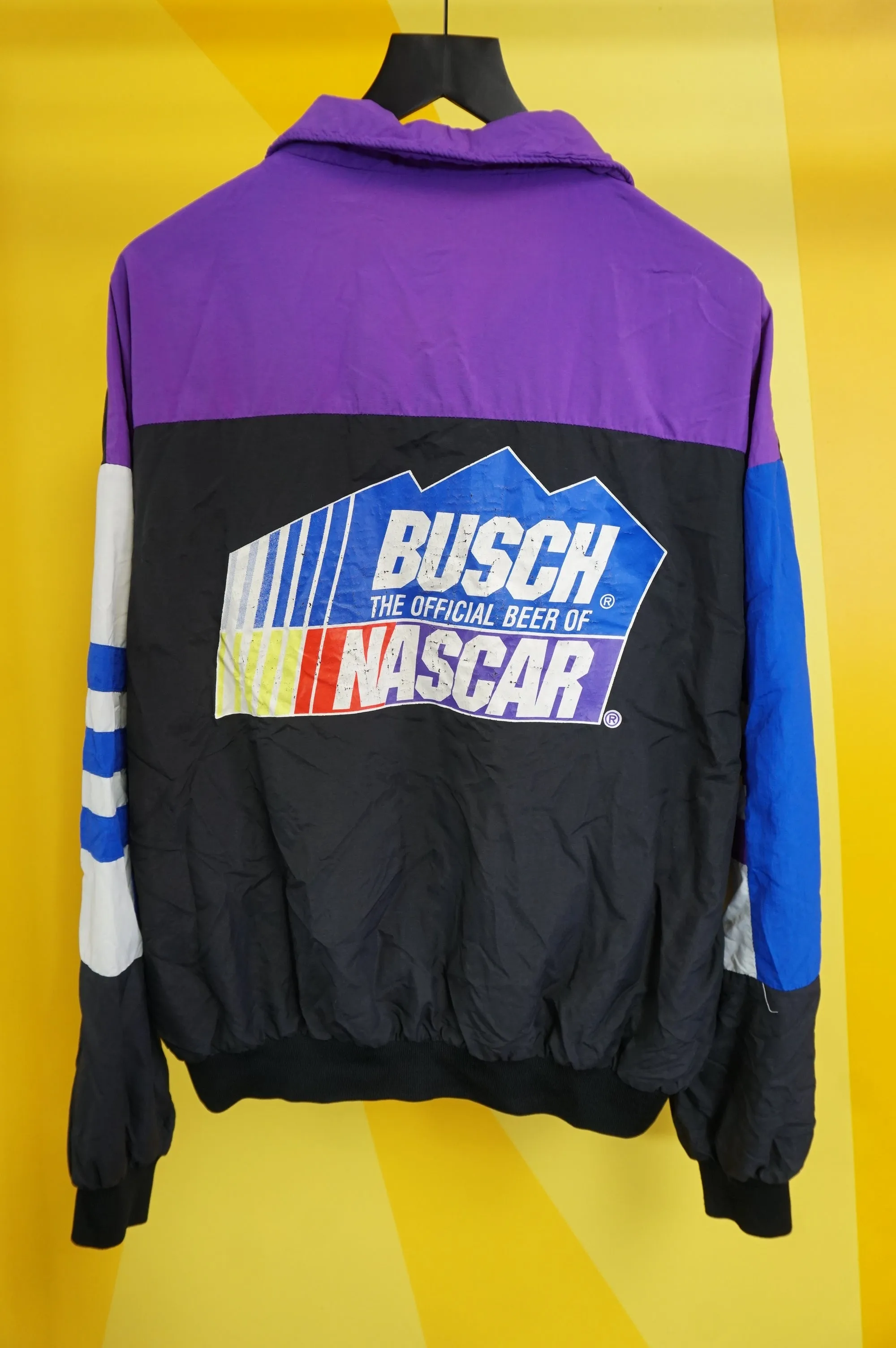 (XXL) Busch Beer Vtg Nascar Windbreaker