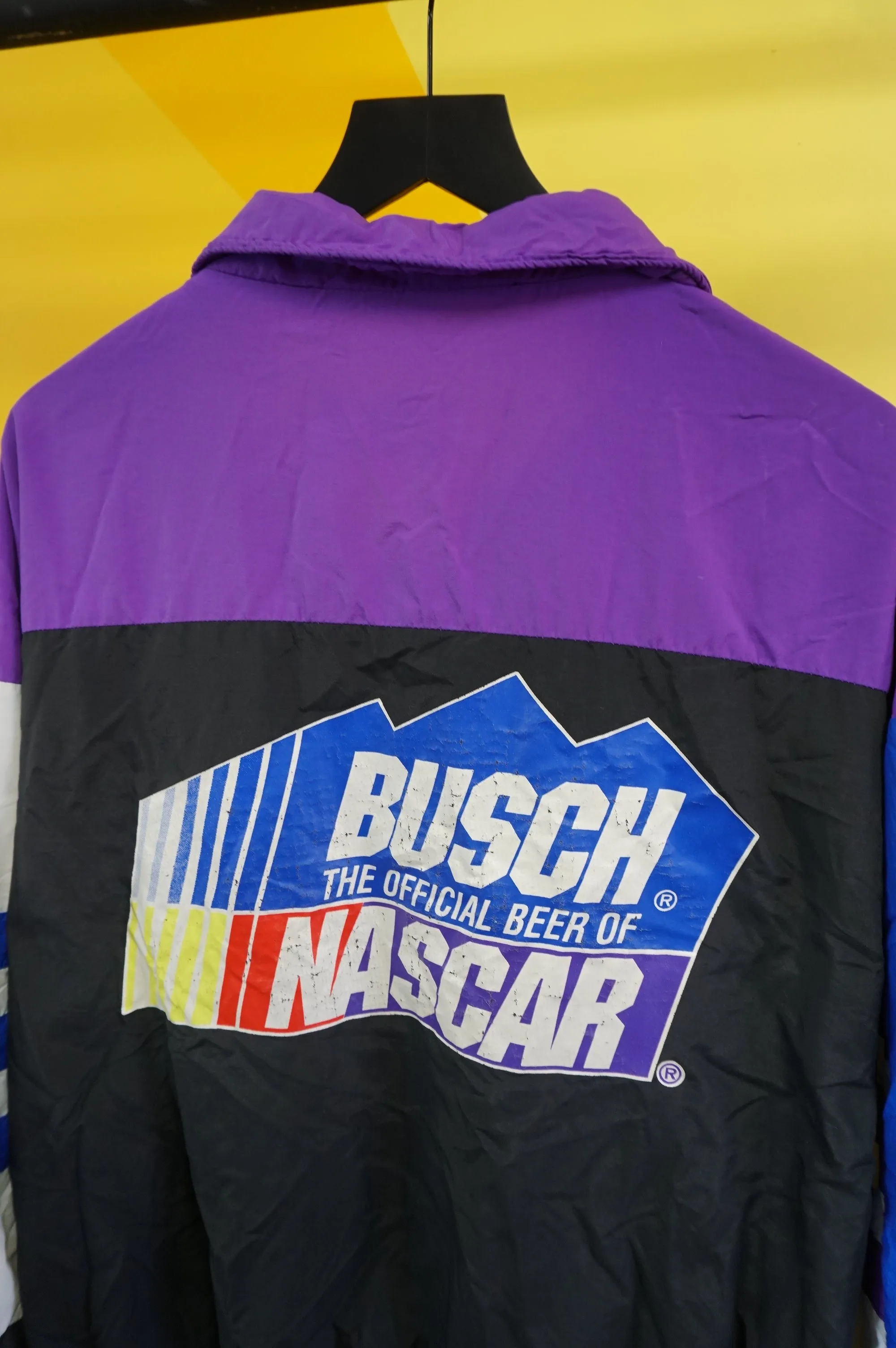 (XXL) Busch Beer Vtg Nascar Windbreaker
