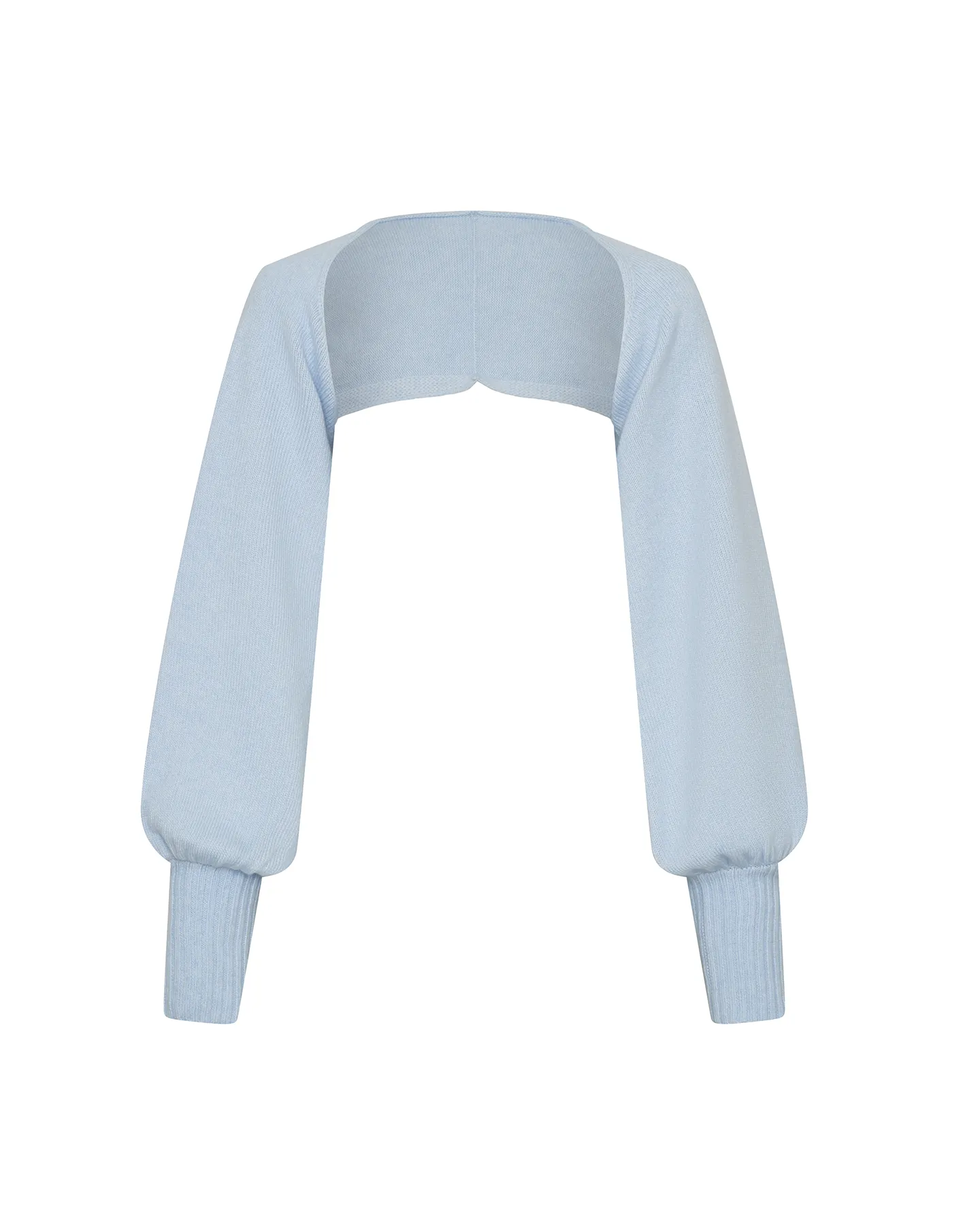 YUNA CASHMERE SHRUG BABY BLUE